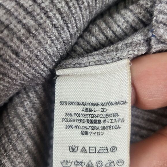 Free People Cowl Neck Color Block Sweater XS Womens Long Sleeve Pullover - Picture 6 of 11